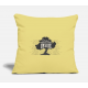 Grow From The Inside Washed Yellow Pillow